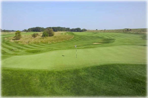 View of a hole on the course at Shepherd's Crook