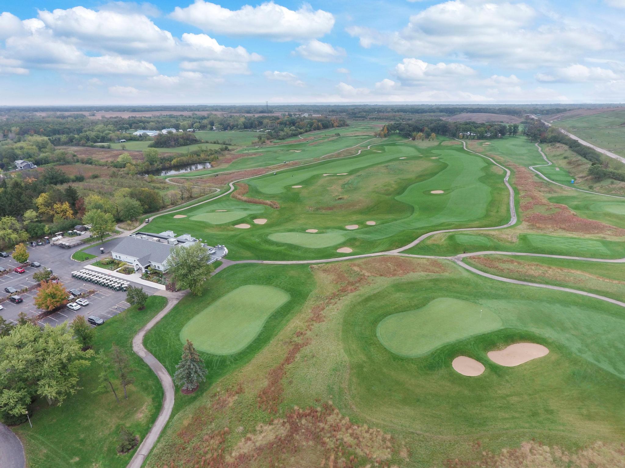 golf course aerial view